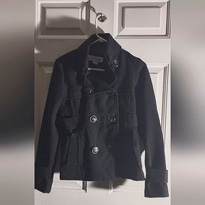 Hydraulic brand size small black peacoat length to the hips worn 2x